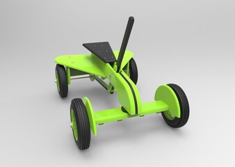 Sidewalk Speedster - 3D rendering