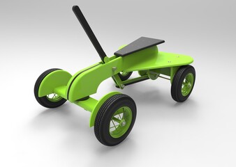 Sidewalk Speedster - 3D rendering