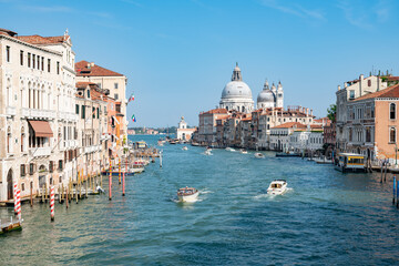 Fototapeta premium Grand Canal in summer, Venice, Italy