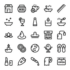 Beauty and SPA Vector Icons 4