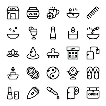 Beauty and SPA Vector Icons 4