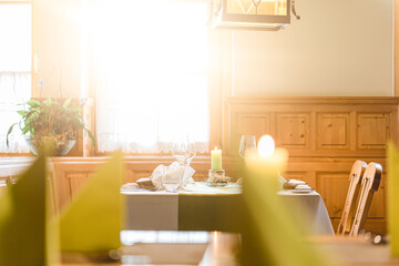 romantic table decoration