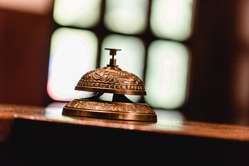 A service bell in a hotel