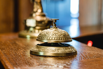 A service bell in a hotel