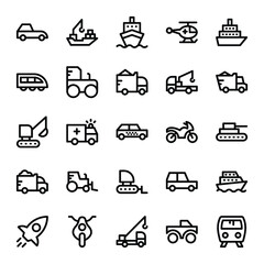 Transport Vector Icons 6