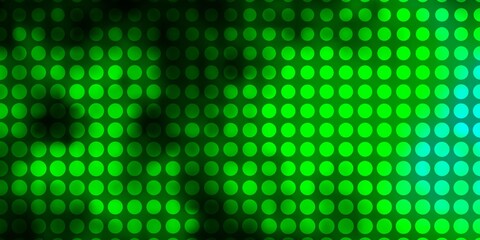 Light Blue, Green vector texture with circles. Modern abstract illustration with colorful circle shapes. Pattern for booklets, leaflets.