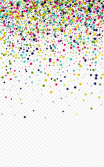 Green Round Vector Transparent Background. Flying 