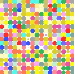 seamless pattern with colorful circles