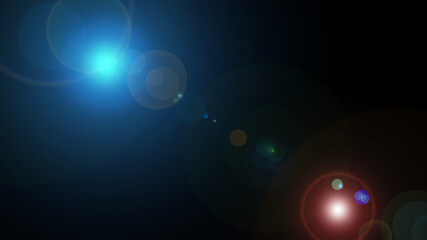 flash light lens flare abstract