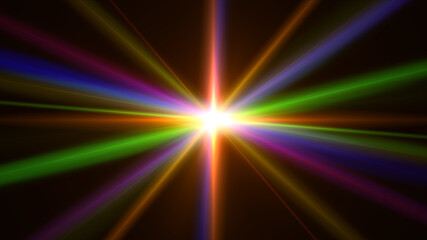 abstract star burst flash laser beam illustration