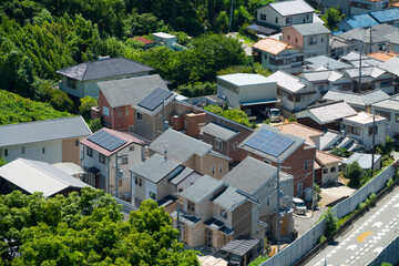 住宅街　イメージ　俯瞰　神奈川県