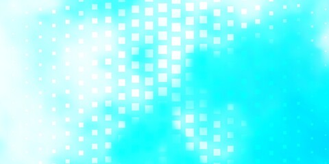 Light BLUE vector background in polygonal style. Colorful illustration with gradient rectangles and squares. Pattern for business booklets, leaflets