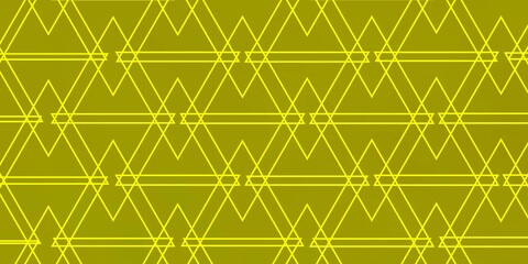 Light Yellow vector template with lines, triangles. Abstract gradient design with colorful triangles. Template for wallpapers.