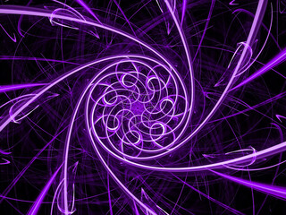 abstract fractal flower mandala background