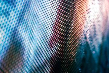CloseUp LED blurred screen. LED soft focus background. abstract background ideal for design.