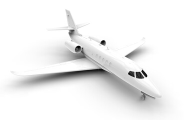 Jet Airplane - 3D Rendering