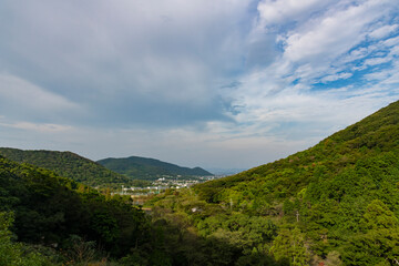 田原市　滝頭山　恐竜の背