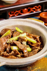 Fried Beef With Ginger And Scallion
