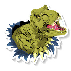 Tyrannosaurus T Rex ripping © NADIIA