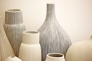 vase on white background