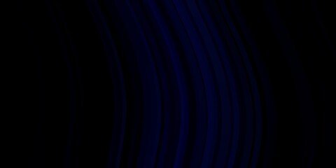 Fototapeta premium Dark BLUE vector template with lines. Brand new colorful illustration with bent lines. Best design for your posters, banners.