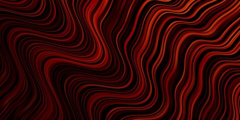 Fototapeta premium Light Red vector background with bent lines. Abstract illustration with bandy gradient lines. Smart design for your promotions.