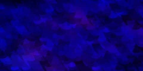 Obraz premium Dark BLUE vector template with rectangles.