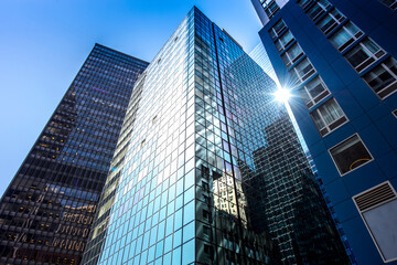 Modern building in New York, USA