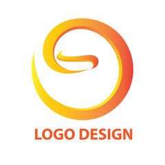 Fototapeta premium Vector logo Letter O design in eps 10. Simple template and ready to use