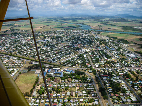 Fototapeta mackay from the air
