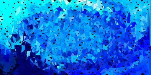 Light blue vector geometric polygonal layout.