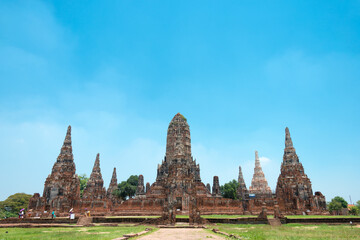 WAT CHAIWATTHANARAM in Ayutthaya, Thailand. It is part of the World Heritage Site - Historic City of Ayutthaya.