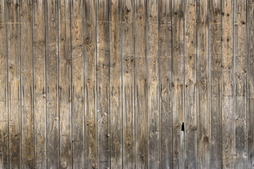 Natural brown barn wood wall. Wall texture background pattern.