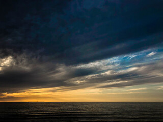 Obraz premium Sunset on the Baltic Sea