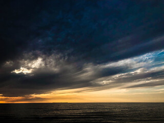 Fototapeta premium Sunset on the Baltic Sea