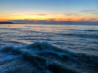 Sunset on the Baltic Sea