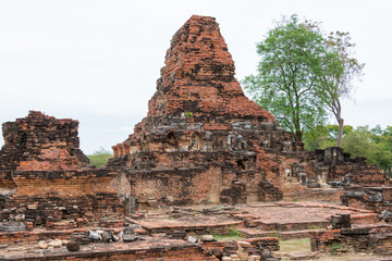 Wat Phra Phai Luang in Sukhothai Historical Park, Sukhothai, Thailand. It is part of the World Heritage Site-Historic Town of Sukhothai and Associated Historic Towns.