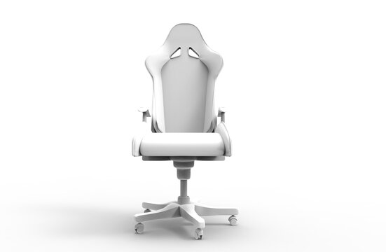 Gaming Chair 3D Model Rendering