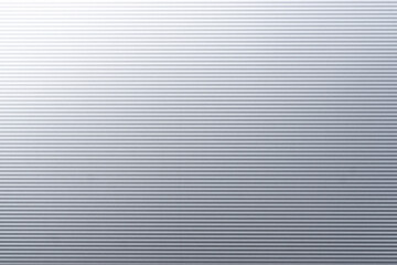 Gray corrugated Metal Sheet Wall Background with shiny reflection gradation