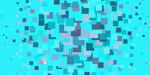 Light Pink, Blue vector texture in rectangular style. Rectangles with colorful gradient on abstract background. Design for your business promotion.