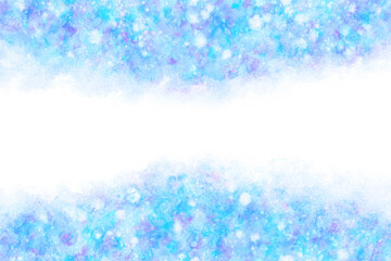 空 雲 ブルー 夏 水彩 背景