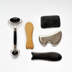 guasha and massage roller tolls for chinese acupuncture massage