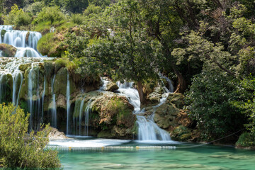 KRKA Waterfalls in Croatia - 363511744