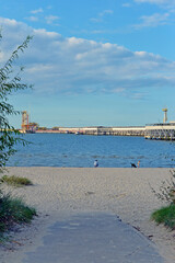 view of the sea from the pier