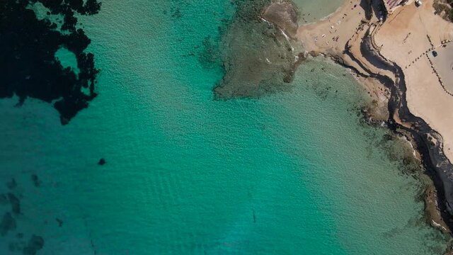 Cala Conta beach, Ibiza island. Spain.