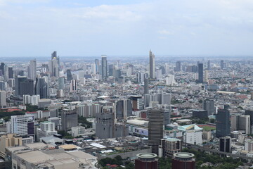 Fototapeta na wymiar aerial view of Bangkok
