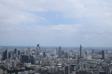 aerial view of Bangkok