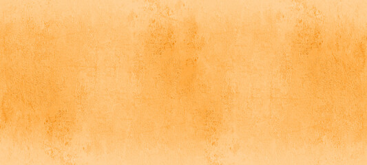Abstract orange painted watercolor aquarelle paper texture background banner