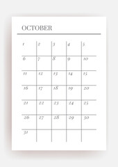 Planner sheet vector. Printable vertical notebook page