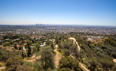 Obraz premium Los Angeles Usa from Griffith Lookout